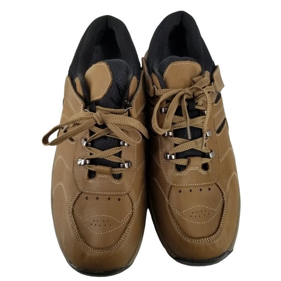 Bio Fit Ortho Feet Walking Shoe Brown 14 Leather Comfort XX Wide Adjustable Lace - Picture 7 of 14